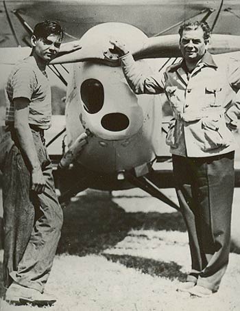 Tex Rankin (R), September 1938